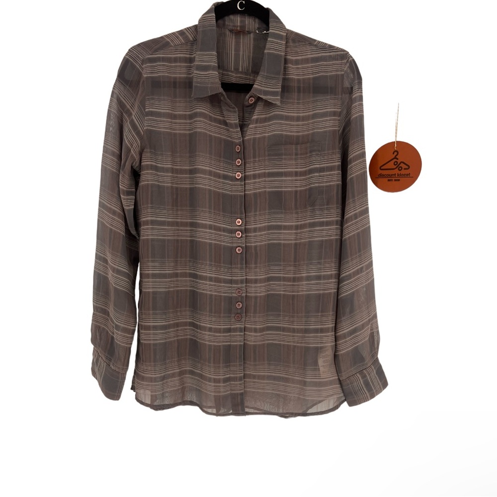 MERRELL Sheer Outdoors Long Sleeve Button‎ Down Shirt